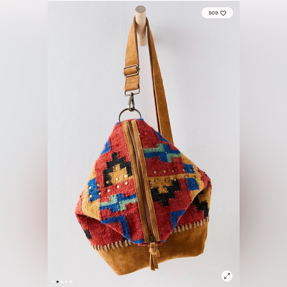 NWT Free People Heat Wave Sling Bag Warm Meadow - Picture 4 of 16